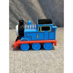 Thomas & Friends Thomas #1 Blue Train Engine Toy Figure Small Plastic Kids Gift
